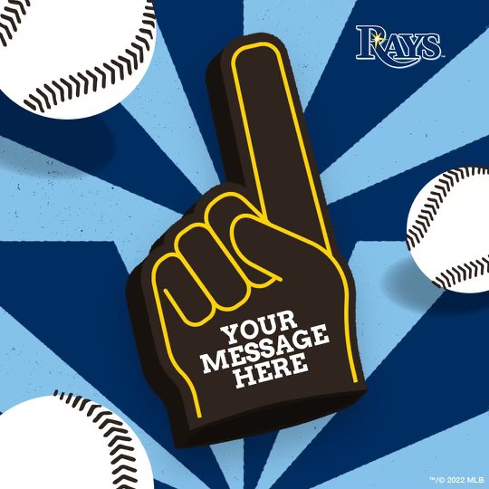 KKiermaier39's tweet photo. •Want to support the @raysbaseball? Now you can create fan signs directly through @AdobeExpress and share them out using #ExpressYourFandom! Clink the link in my bio to get started! ⚾ ⚾ ⚾ #AdobePartner #ExpressIt #AdobeExpress https://t.co/wWBkbQoIvs
