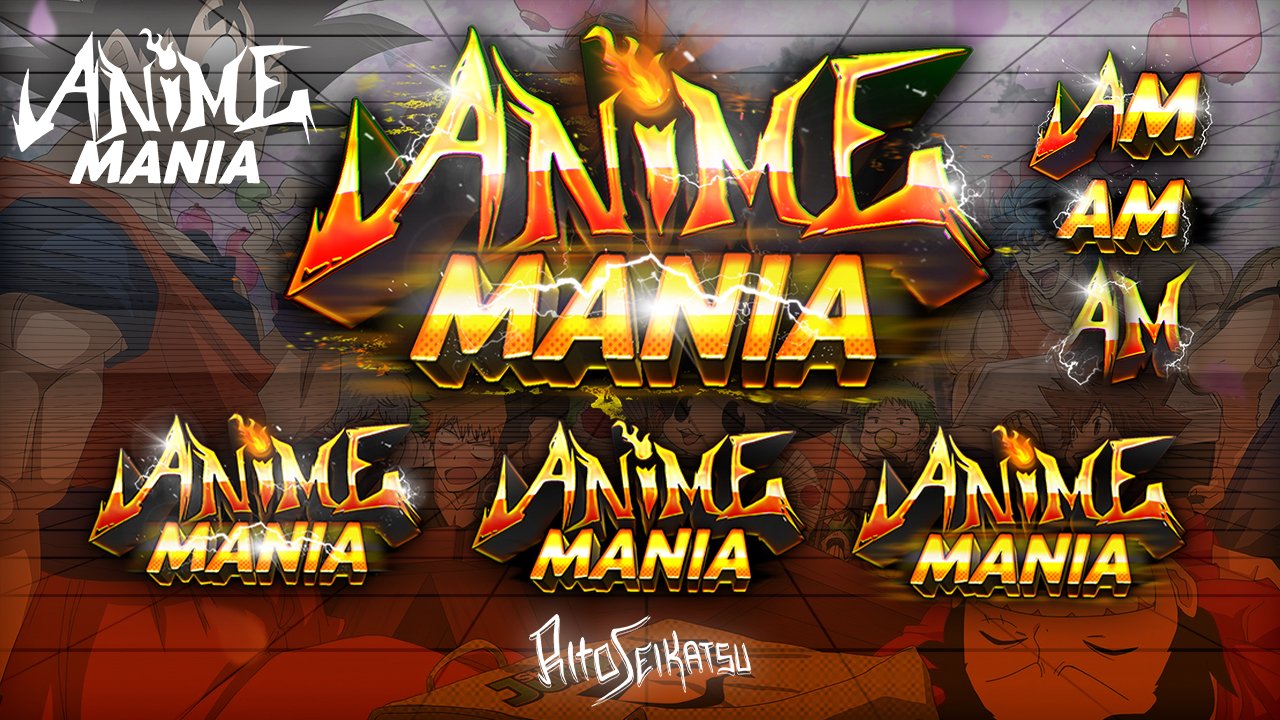 Rito (Comms: Closed) on X: Anime Mania Logo! for @UnrioC