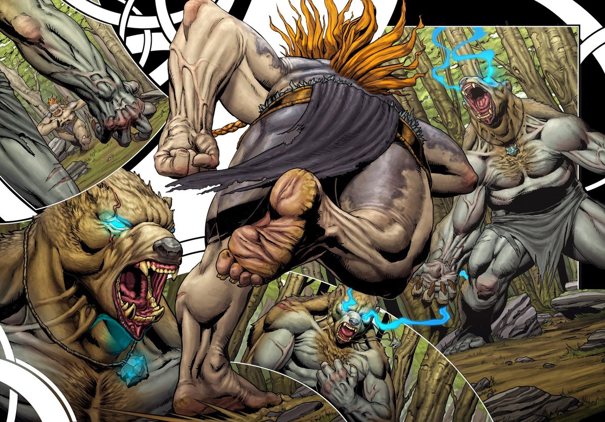 AdamStoneArtist's tweet photo. This is the next page in the Viking comic I've been working on. This one's a little different because it spans over two pages. So this is actually pages 05 and 06 combined together.

The whole story is available at my new website:

https://t.co/vDCGjZ9GYk https://t.co/LgbvVHHskB
