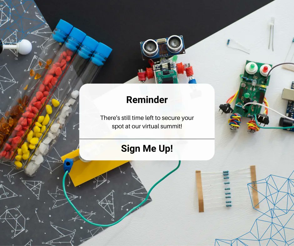 MakeShiftEdTech's tweet photo. Have you saved your seat? It's not too late to join other #makerspace #educators across the U.S. in our virtual summit! Register today: https://t.co/QtxSjGETry https://t.co/ZdPw6m5quR