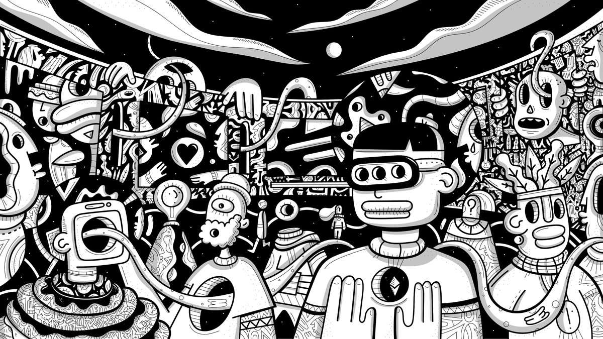 YokidoMark's tweet photo. ( ＾◡＾)っ💕
👨‍🎨Artist, illustrator &amp; creative, lele_illustrator❤️love digital art, black &amp;🔲white, graffiti &amp; street🖼️art. Animation fan &amp;🖥️3D curious, this genius🧠of the line draws you a💫universe in a single 🌺wonderful Artwork... https://t.co/2dr2cU1Dgj