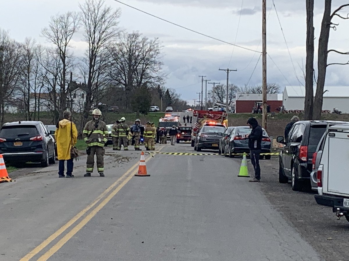 I can see the crashed chopper from where I’m standing (to the left of this photo) but until I speak with authorities, I’m not going to share the picture. This is a heartbreaking, nearly silent scene.  Dozens of first responders are here. Briefing shortly. <a href="/news10nbc/">News10NBC</a>
