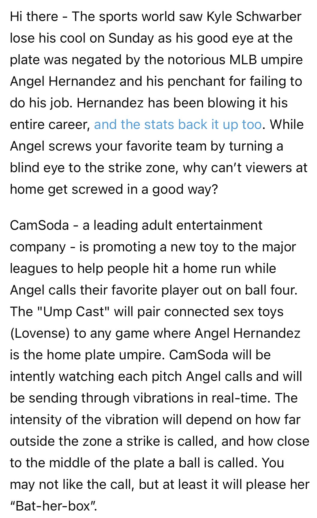 Kendall Baker on Twitter "Angel Hernandez is so bad at calling balls