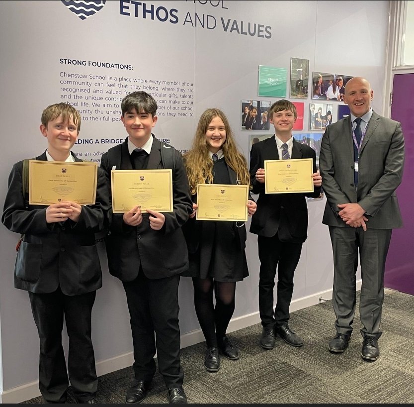MrsDaviesDT's tweet photo. Mr Sims presented some of winners of the Great British Bake Off with their certificates @chepstowschool. Well done once again to everyone who participated #engagement #skills #challenge https://t.co/UHVUWYjxnD