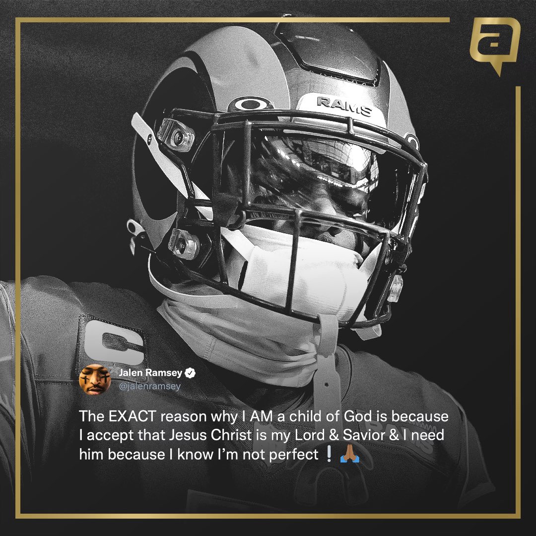 AthletesCorner_'s tweet photo. Amen!! @jalenramsey https://t.co/ZiVTcDVOWI