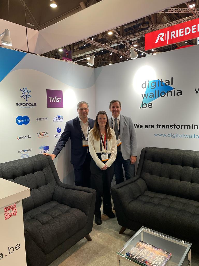 Already the fourth day of the <a href="/NABShow/">NAB Show</a>📻 in Las Vegas! Here's some pictures of our team there ready to promote Belgian companies 🇧🇪 
<a href="/digitalwallonia/">Digital Wallonia</a>