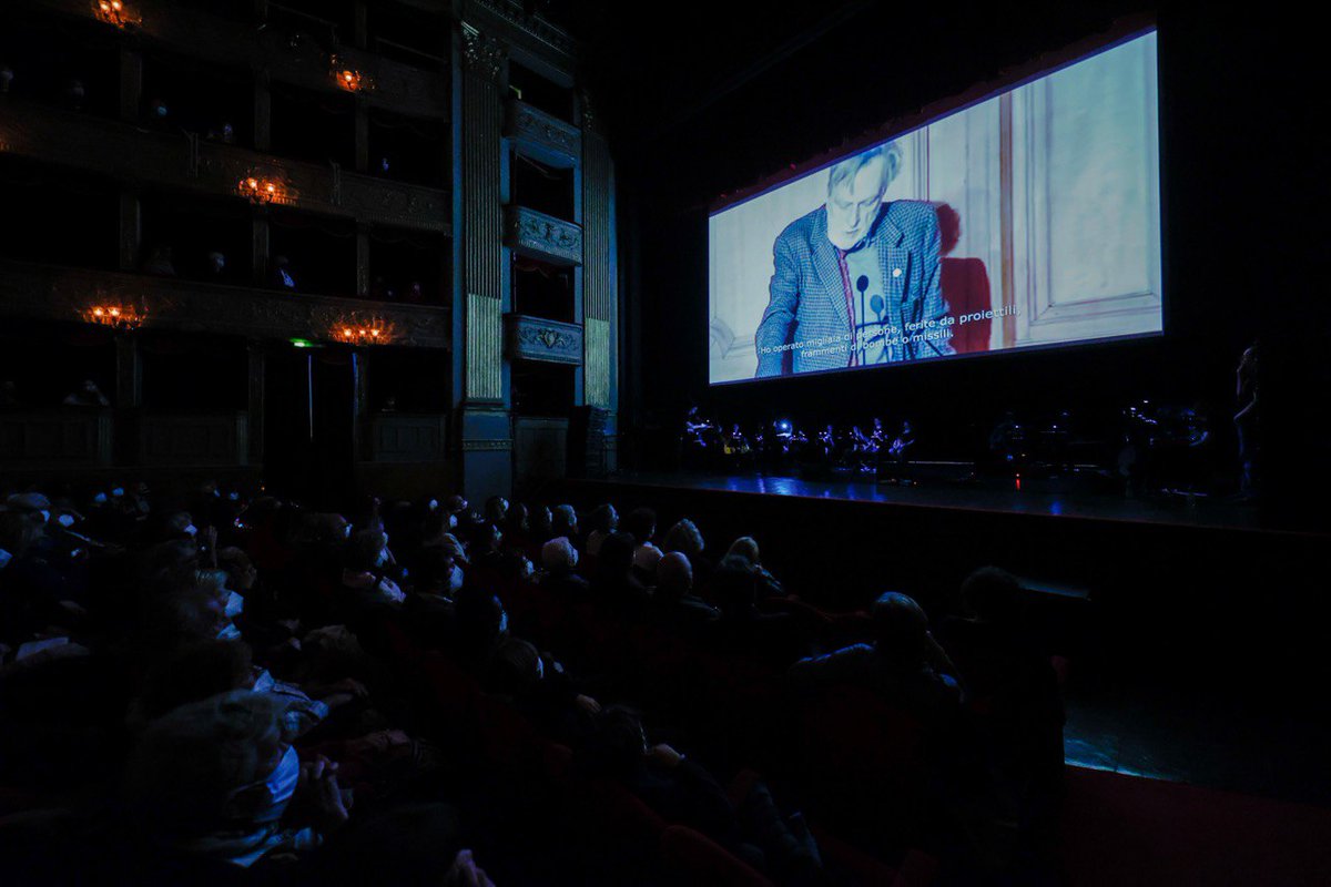 emergency_ong's tweet photo. "Lavorare insieme per un mondo senza #guerra è la migliore cosa che possiamo fare per le generazioni future." 🎥 Ciao Gino: https://t.co/CZHIyk1DhK #Roma #TeatroArgentina https://t.co/NAxWmzd0XE