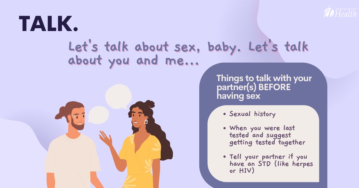 WA Dept. of Health on Twitter "If you are sexually active, or thinking