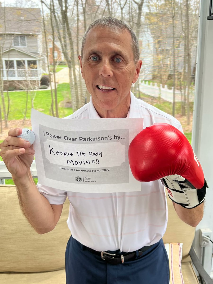 poweroverPD's tweet photo. We agree, Joe!! Keep moving! 🏌️
#parkinsonsawareness #parkinsons #poweroverpd https://t.co/Z7VS4sHBPU