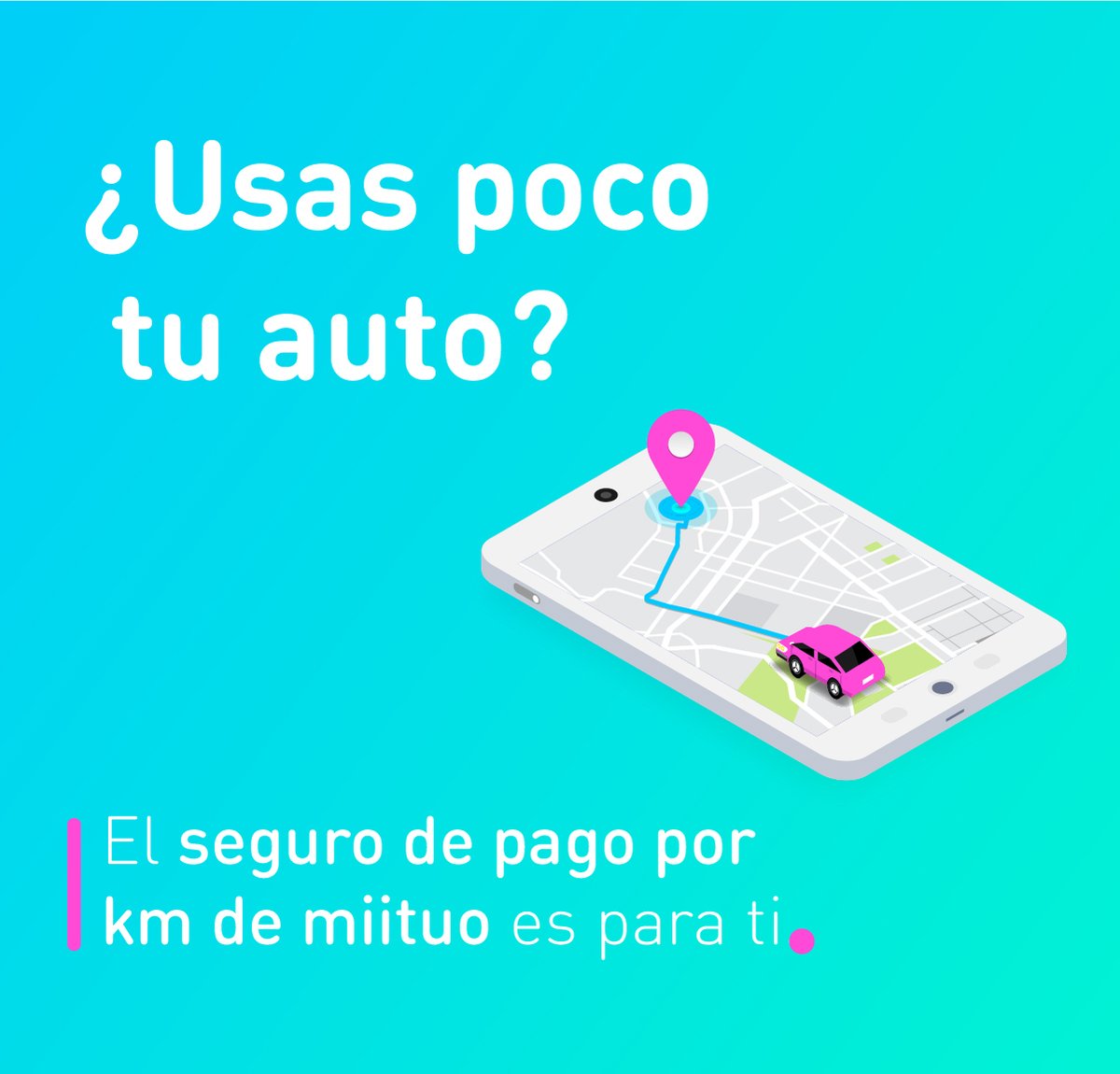 miituo's tweet photo. Con #miituo si un mes no usas tu auto, no pagas nada y sigues asegurado 👉0 km= $0 😎
#pagalojusto #segurodeautos #segurodepagoporkm #somosmiituo #sigueseguro https://t.co/h8m1OMWDxt