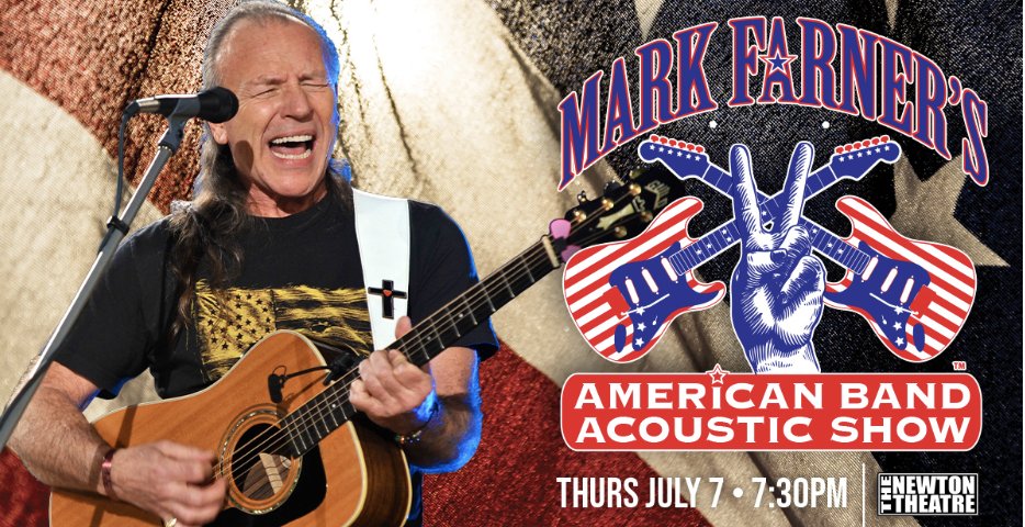 REALMARKFARNER's tweet photo. So stoked to announce that #MFAB #acoustic gig is heading to @NewtonTheatre July 7! Get your tix fix today: https://t.co/pPuki4KoiU https://t.co/HARe0sg8Ge