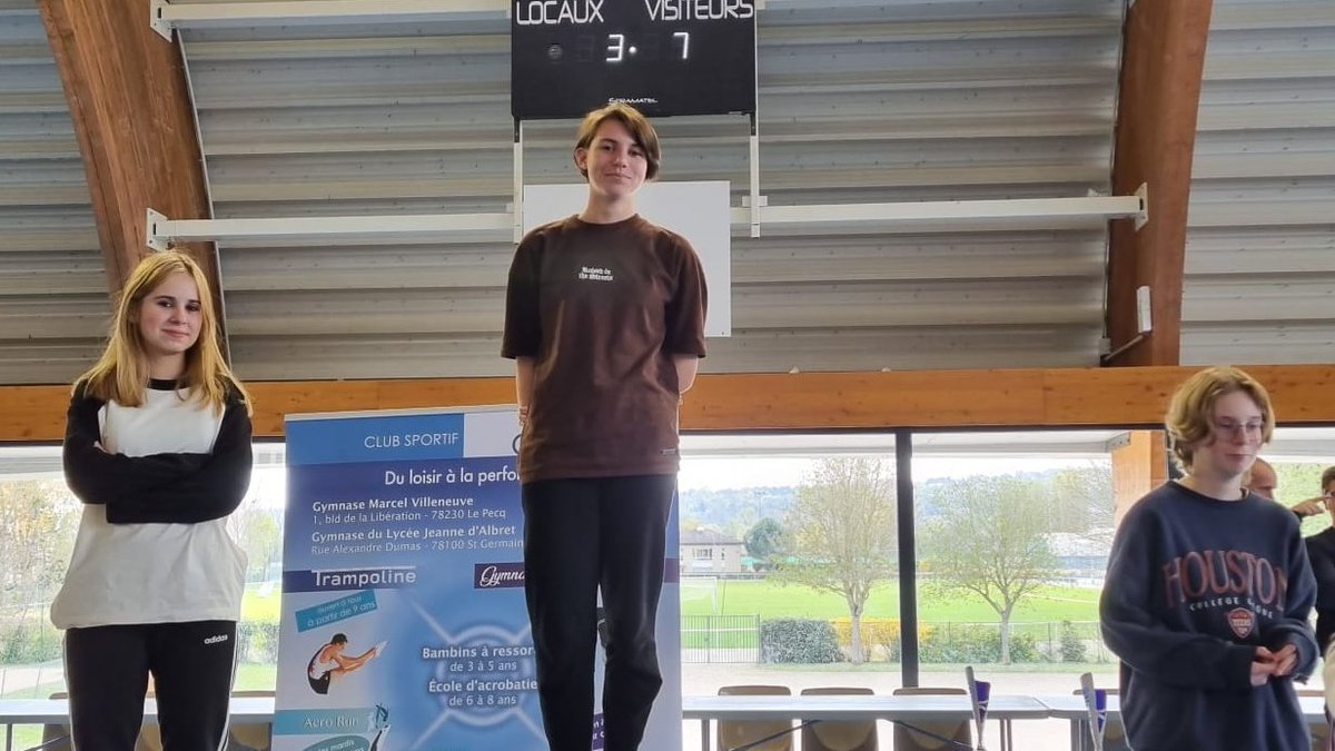 BcsGym's tweet photo. Open Parkour le 2 Avril au Pecq .
Une dizaine d'athlètes du club ont participé.
Layala  3eme en Speed 9-11 ans
Raphael 1er en speed 12-14 ans
17 ans et +, Nolan second et Noam 3ème
félicitons également Manon 2ème et Gabrielle 3ème en speed toujours https://t.co/gRcTp4UV69