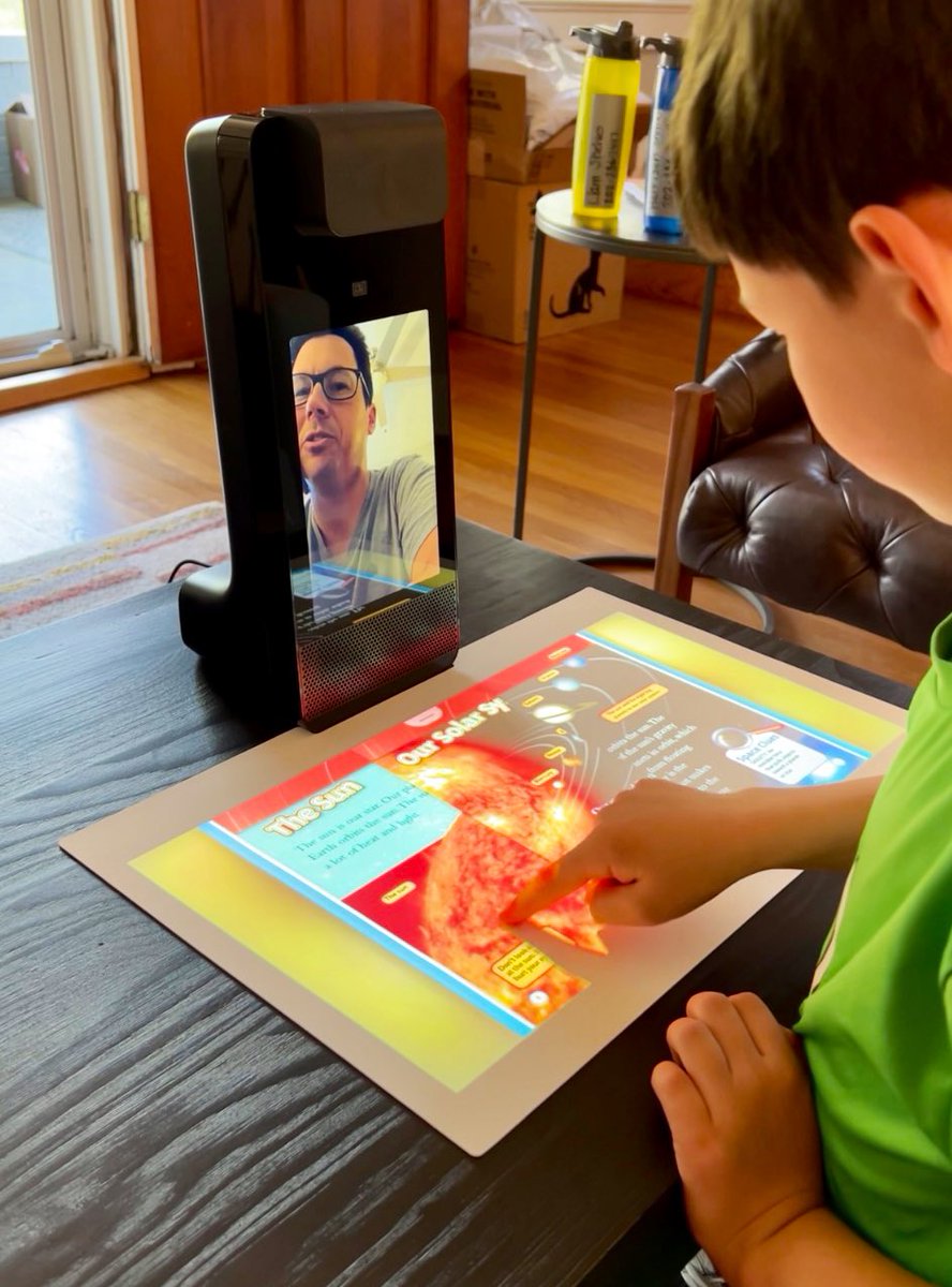 Exciting news for me: After a great run at <a href="/CapitalOne/">Capital One</a>, yesterday marked my first day at <a href="/amazon/">Amazon</a>!  I’m working on internal comms w/the Devices &amp; Services teams and I’m thrilled to be returning to my tech roots — devices like Amazon Glow, seen here. Let’s go!