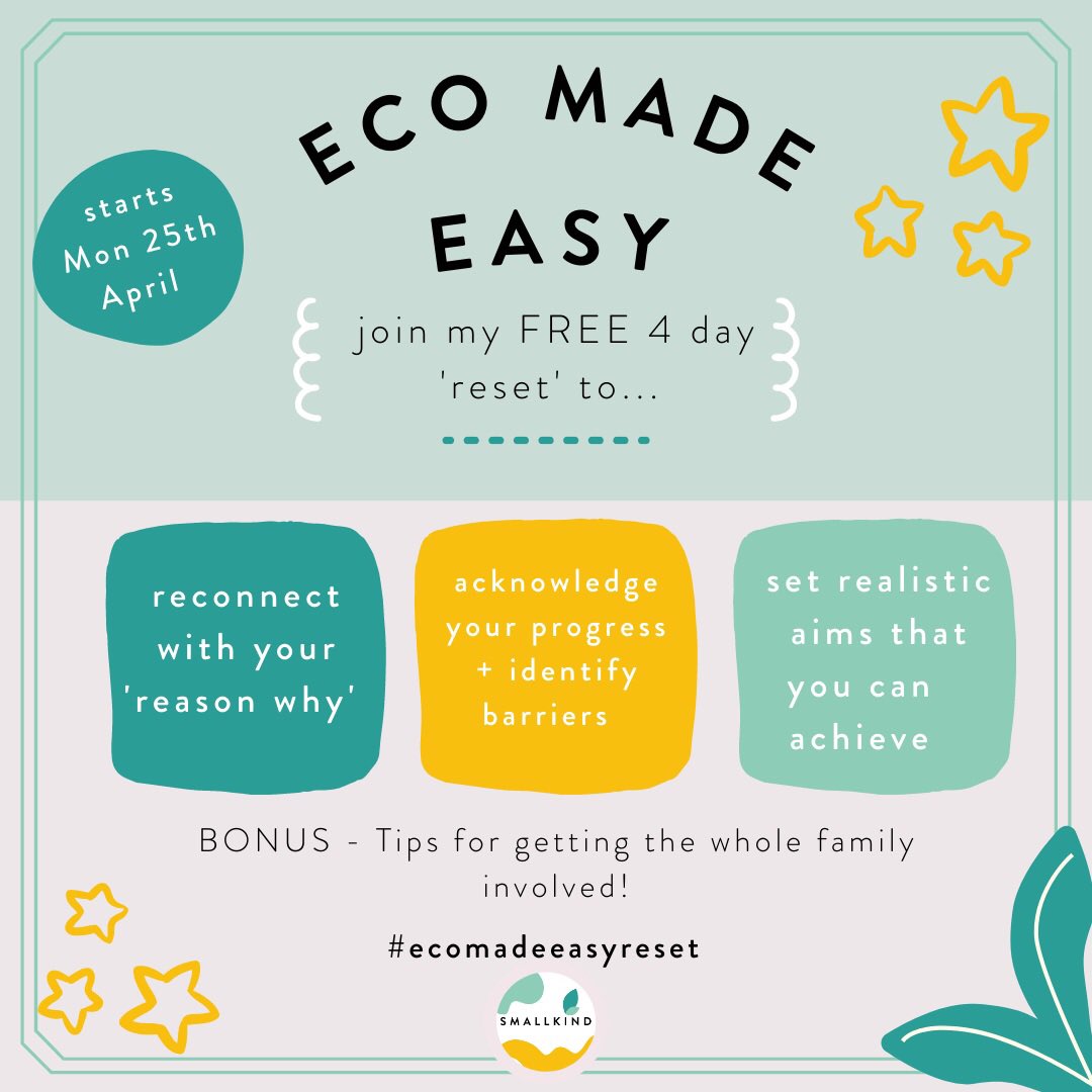 smallkinduk's tweet image. Join us over on Insta + Facebook for this #ecomadeeasyreset