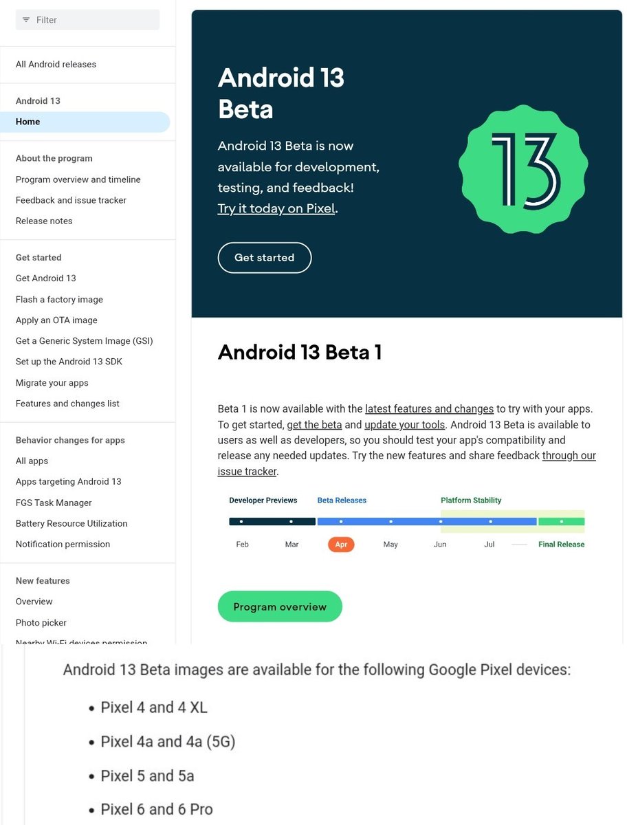 ravi3dfx's tweet image. #Android13Beta1 is now available for 
#Pixel4, #Pixel4XL

#Pixel4A, #Pixel4A5G

#Pixel5, #Pixel5A

#Pixel6 &amp;amp; #pixel6pro

developer.android.com/about/versions…
#Google #Android #Android13 #technews #Stufflistingsarmy