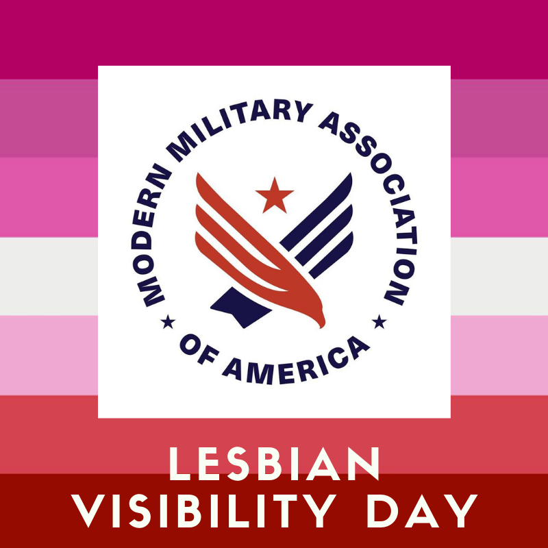 LGBTQ_Military's tweet image. It's #LesbianVisibilityDay and we're proud to celebrate #WomenLovingWomen. Shout out and elevate the lesbian #sheros in your life in the comments! 

#LGBTQmilitary