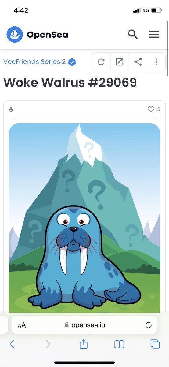 Just packed a woke walrus! 
<a href="/garyvee/">Gary Vaynerchuk</a> <a href="/veefriends/">VeeFriends</a>