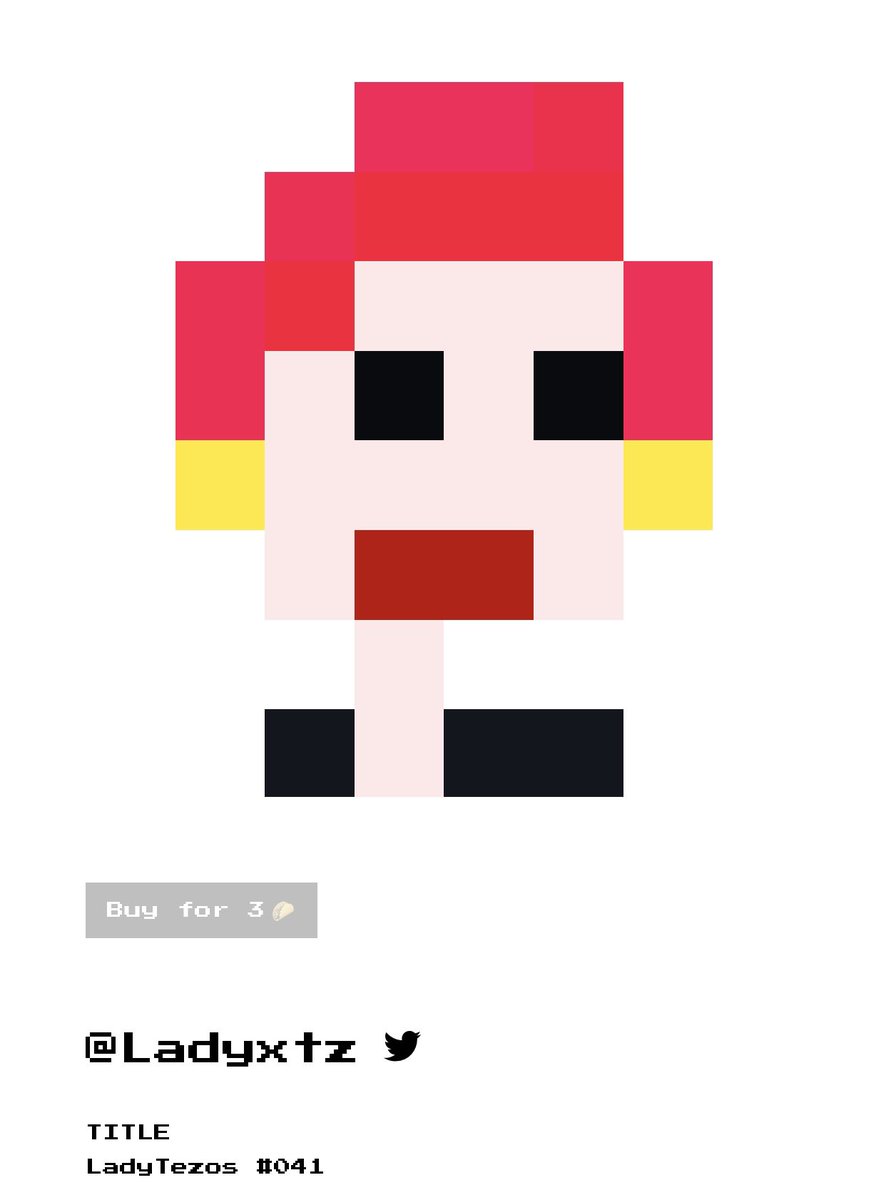Ladyxtz's tweet photo. Three new unique Ladies added to the @8bidou collection ✨

🖤https://t.co/ch35Ng5dWZ

💙https://t.co/uwxi2U5Stb

❤️https://t.co/R0LDY4kx4v

▫️https://t.co/OxUf6Y06by

#8bidou #tezos #NFTCommunity #NFTcollections #pixelart https://t.co/Mf5PFDNN9s