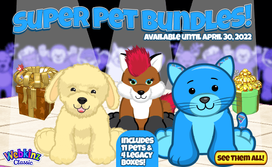 webkinz estore pets