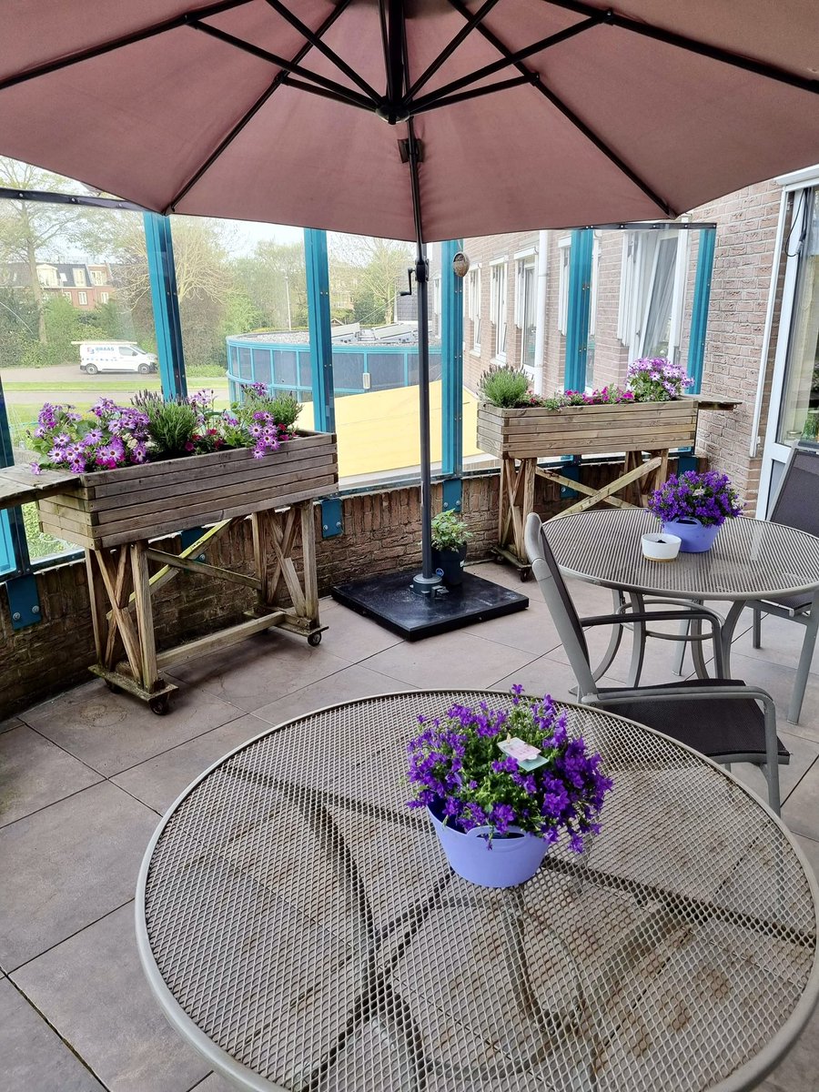 Op de woongroep zijn ze klaar voor de zomer!! Tuin- en Bloemencentrum Den Heuvel heeft ons gesponserd door korting te geven op de plantjes! Lekker bezig zijn en genieten van de groei en bloei!! Mooie dagbesteding en beleving toch!! 🌺🌸🌷🌻🌼 #onzehartelijkedank <a href="/Omring/">Omring</a>
