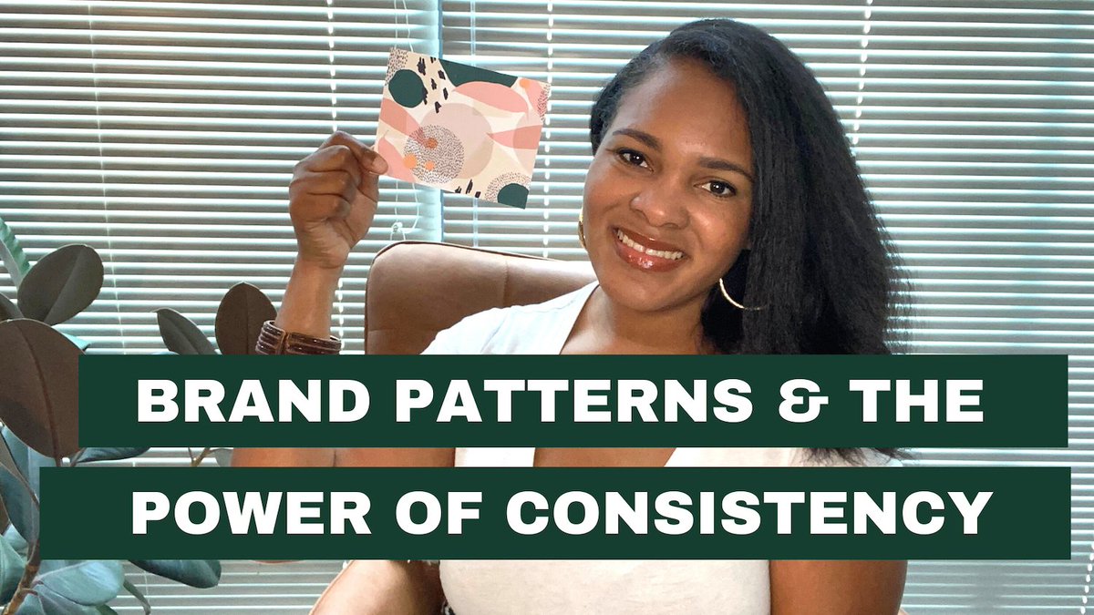 brandwithamw's tweet image. New #brandandconvert video! #BrandPatterns and the Power of Consistency. Like, comment and subscribe on YouTube. New video every Tuesday. youtu.be/k5eL7NRTqD4