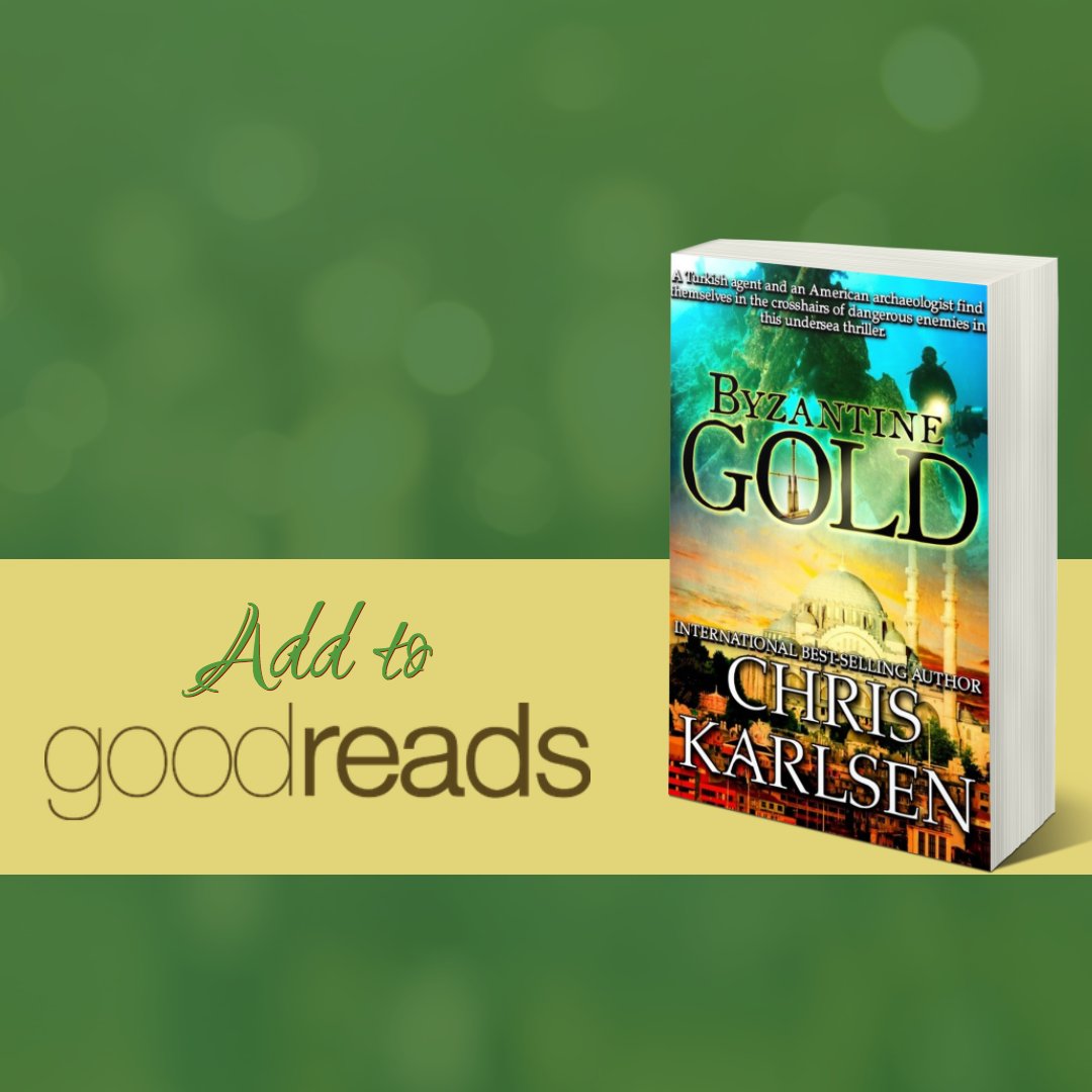 Have you added Byzantine Gold to your TBR list on Goodreads yet? 
➱ ed.gr/cgyp7
🔁 #BAPpr #ChrisKarlsen #romanticsuspense #romancesuspensereaders