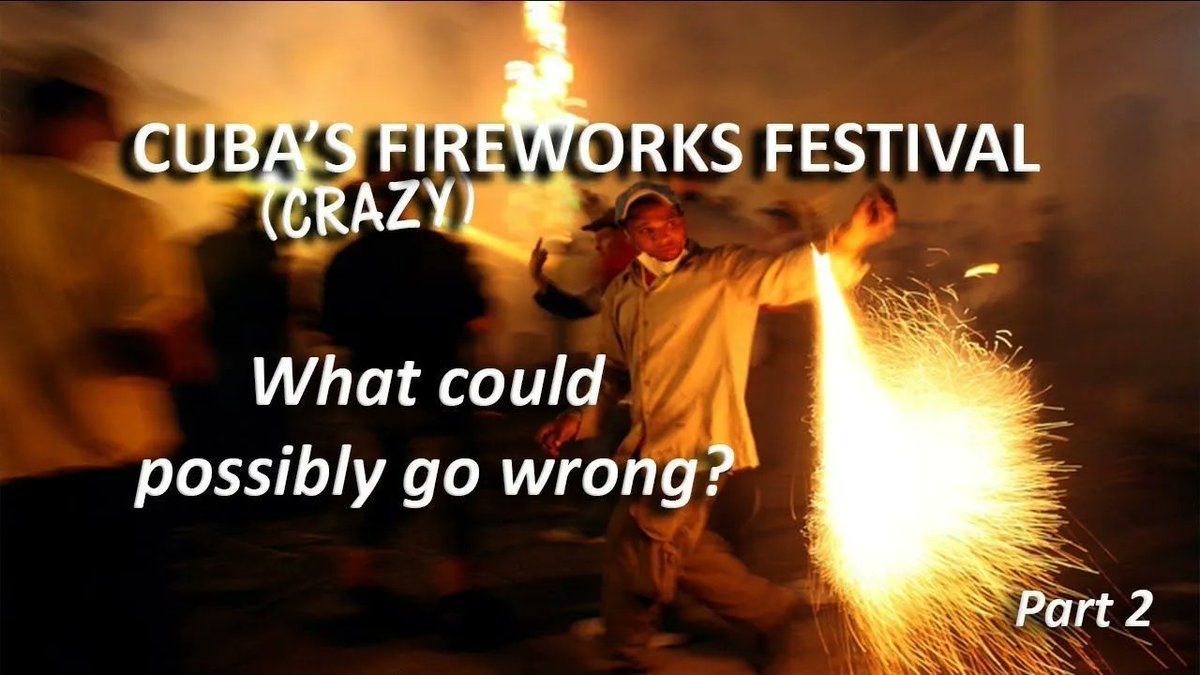 This Cuban town has been working for five long months, but disaster strikes on the eve of the festival. There's an electrical short somewhere in the 50-year-old wiring. And then, a miracle happens... buff.ly/3LBfW7U #fireworks #blast #festival #celebration #party