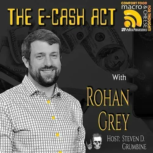 GISP_Tweets's tweet photo. #GISPscholar Rohan Grey joins the Macro n Cheese podcast to discuss the newly proposed E-Cash Act which would start the creation of a US digital currency.
@rohangrey @CheeseMacro
https://t.co/madRm5CVJH
#DigitalDollar #ECASHAct #crypto https://t.co/loDZFweBjD
