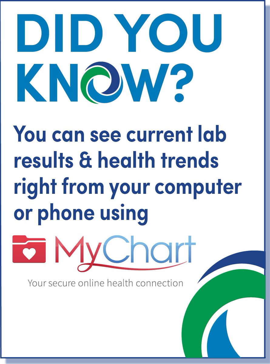 Have you registered for MyChart yet? Sign up here: ow.ly/y35I50HXBpH