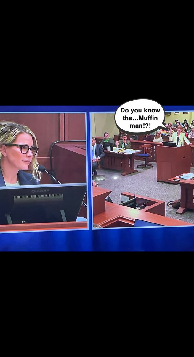 janjan19's tweet photo. Her attorneys kill me lol #AmberHeard #JohnnyDepp #doyouknowthemuffinman #funny #lawyers https://t.co/U0CePCs4nE