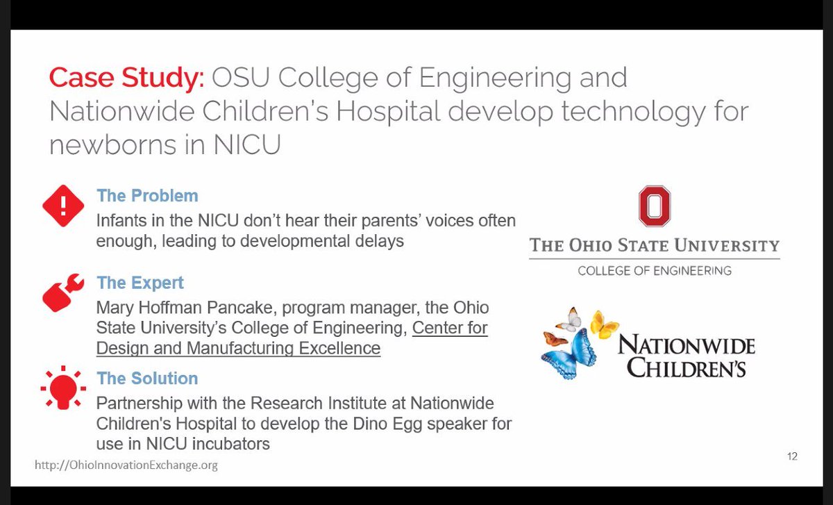 Symplectic's tweet image. .@jagnoli gives some examples of how @OIEXInnovate helps institutions and faculties connect with industry to drive innovation and research. #NORDP2022