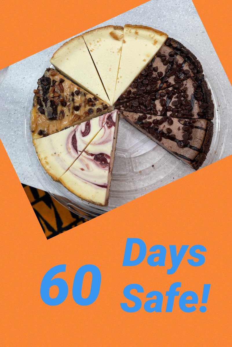 Omaha MDO 5930 is officially 60 days safe!  We celebrated with cheesecake!  #MDOmaha #SafetyFirst @MattWorkmanTHD