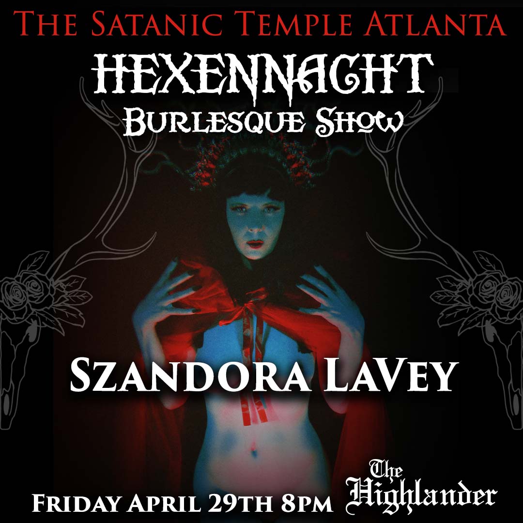 TSTatlanta's tweet photo. This Friday! Come celebrate Hexennacht with us at The Highlander with Szandora LaVey, Syrens of The South, SHIX and more! Friday April 29th 8pm. But Tickets now!
https://t.co/l6zTUseRPk https://t.co/dQNvFyjYpS