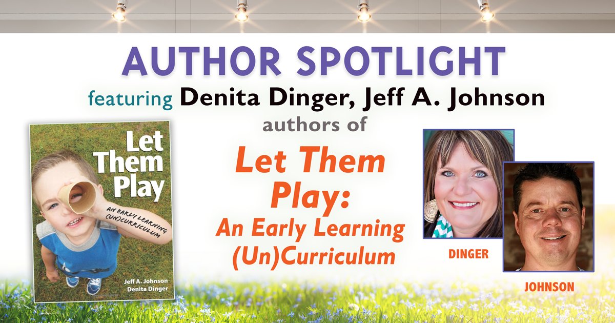 What happens when two family child care professionals write about their passion for play? You get Let Them Play: An Early Learning (Un)Curriculum. redleafpress.org/Author-Spotlig…
Check out our latest author spotlight featuring Jeff A. Johnson and Denita Dinger #ece #earlyedbooks #earlyed