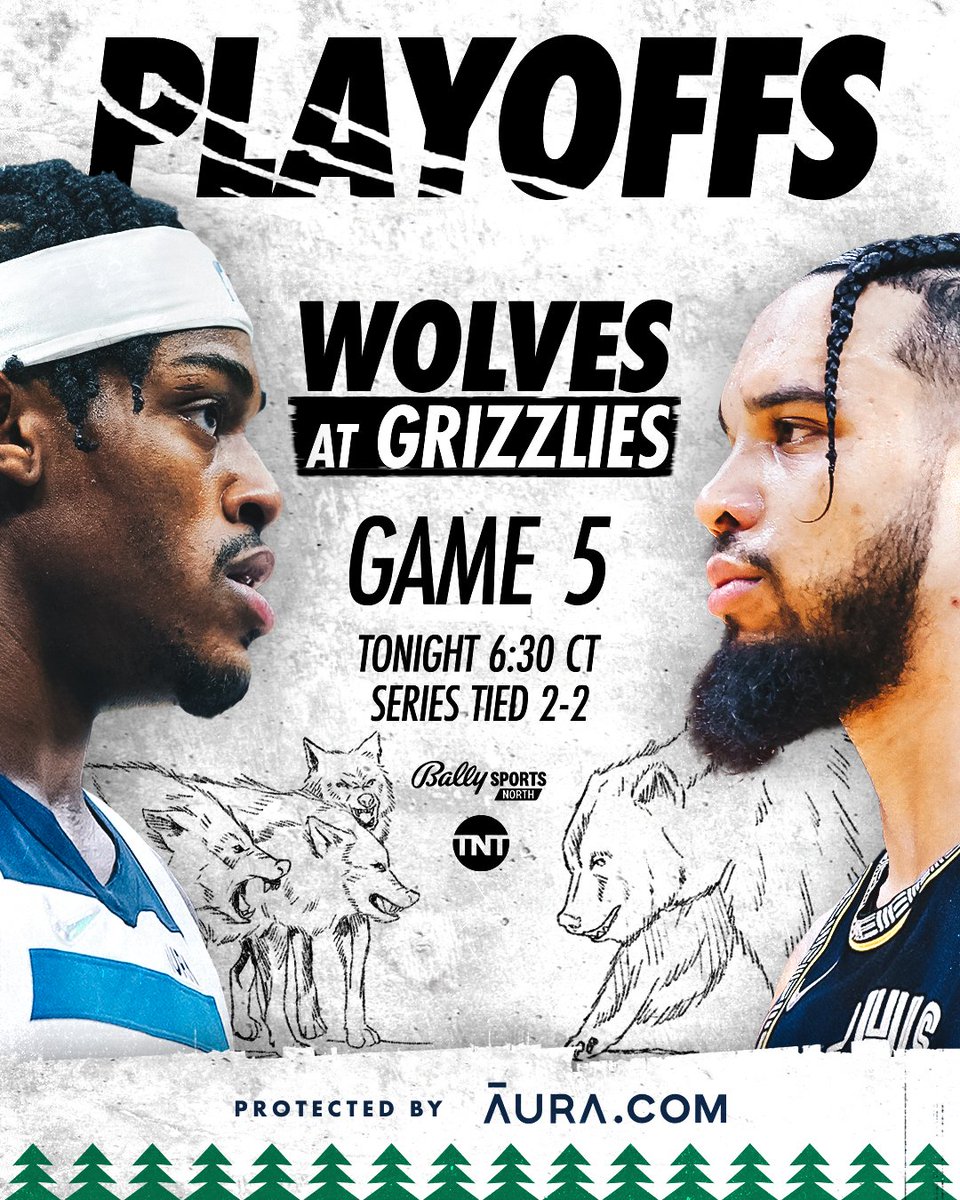 Timberwolves's tweet photo. RT IF YOU'RE READY FOR GAME 5️⃣ https://t.co/DfaryFFqNp