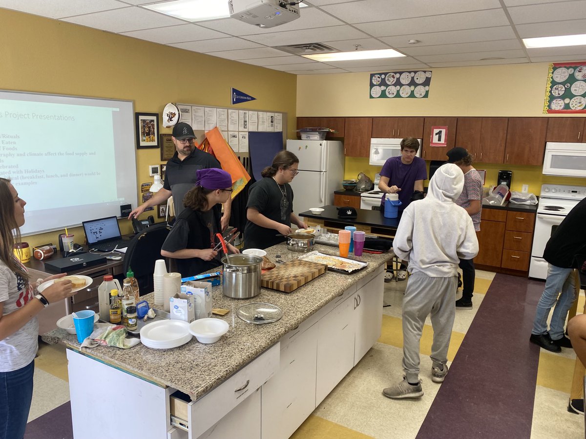 Educ8te_R's tweet photo. Culinary Art students finishing up their cultural unit. Students prepared food from Brazil, Ireland, Mexico, and India. https://t.co/aS4wdvQoLl