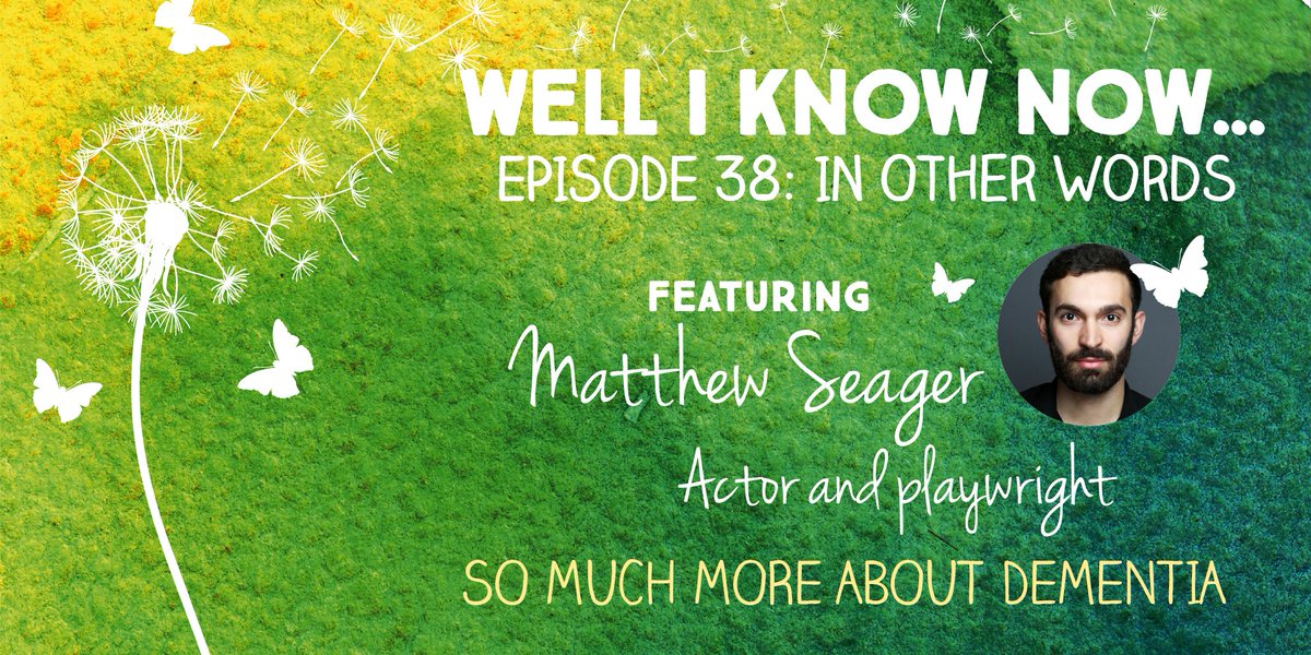 Artistic Director @Mattseager4 had the best time discussing all things #InOtherWords and his experiences of dementia and the power of music with fantastic @piponthecommons for the #WellIKnowNow #podcast. You can it catch from tomorrow. @PlaylistforLife #dementia