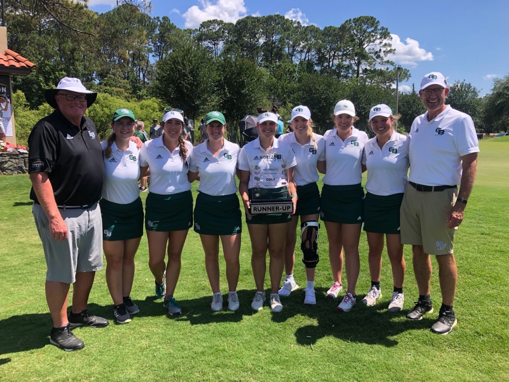GBPhoenix's tweet photo. Congratulations to our women's golf team for finishing 2nd at the @HorizonLeague Championships in Orlando, Florida! 🥈️⛳️

#RiseWithUs | #HLGOLF https://t.co/6wfFLnOD5k