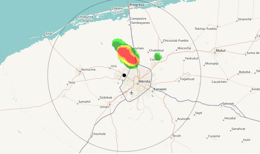 Meteorología Yucatán tweet media