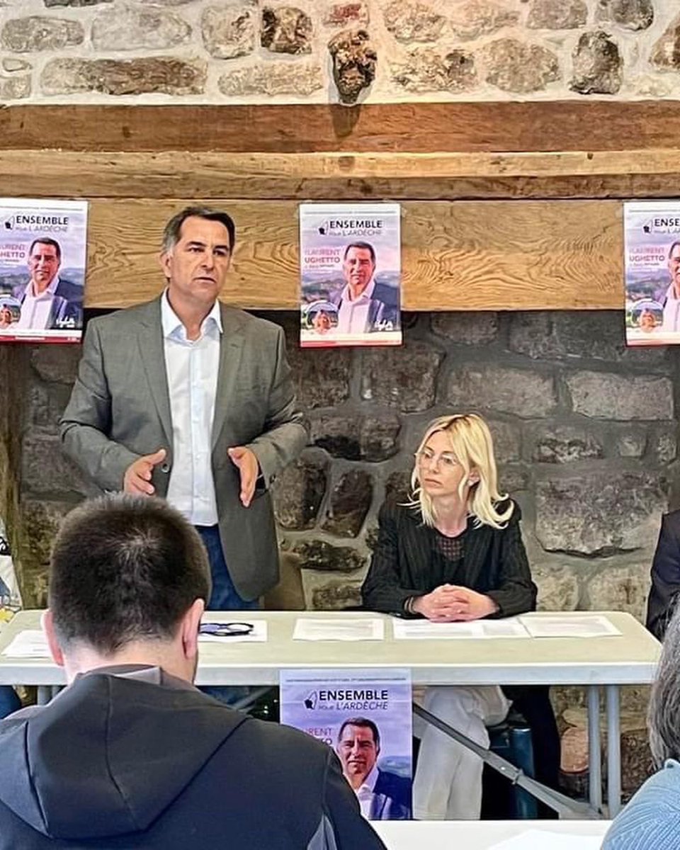 🇫🇷  Très heureux de me lancer dans la campagne des élections législatives avec @AstridRiffard 

👉 Un seul objectif défendre l’#Ardèche et les #ardéchois pour construire ensemble l’Ardèche de demain !

#ughetto2022 #ensemblepourlardeche 
#legislatives2022