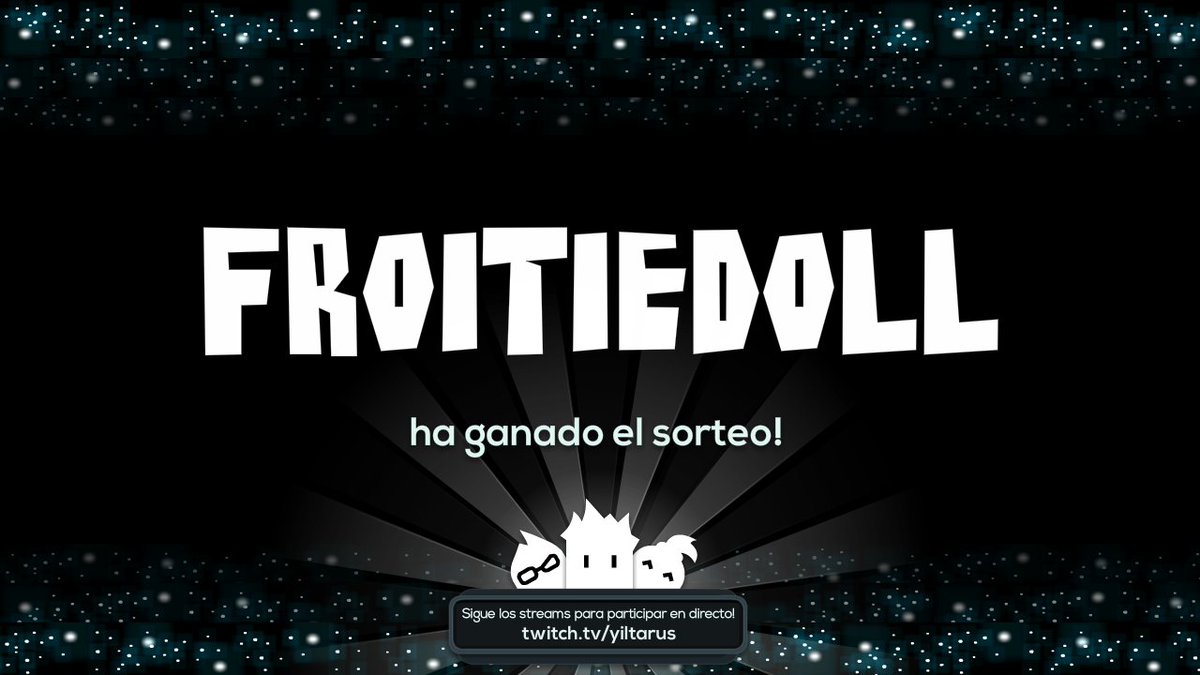 yiltarus's tweet photo. FroiTiedoll ha ganado el sorteo!  Sigue los streams para participar en directo! https://t.co/TIqFPyAcIP https://t.co/kTspdtLKoy