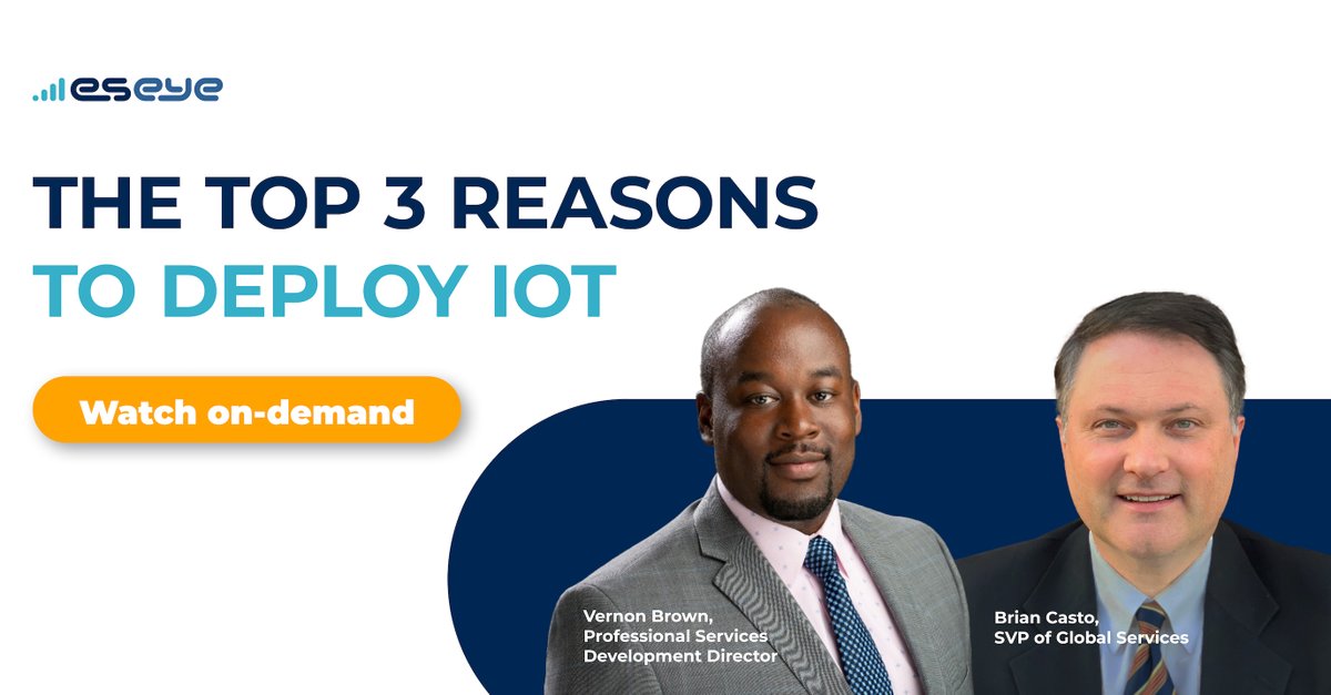 eseyeM2M's tweet image. The top three reasons organizations invest in IoT?

1. Make money 💰 
2. Save money 💰 💰 
3. Improve compliance ✔️ 

To learn more about how deploying #IoT could benefit your company, tune in to our on-demand webinar: bit.ly/3key4ba

#IoTDeployment #IoTWebinar