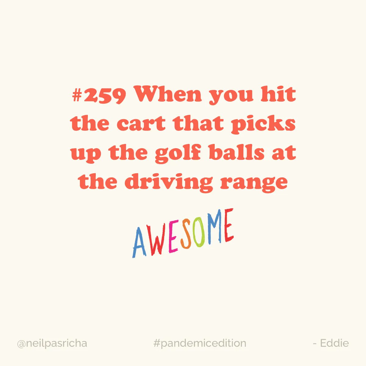 FergDevins's tweet image. ...when it happens and the driver gives you a big smile and a friendly wave...now that&apos;s #awesome @NeilPasricha and his #pandemicedition of all things awesome