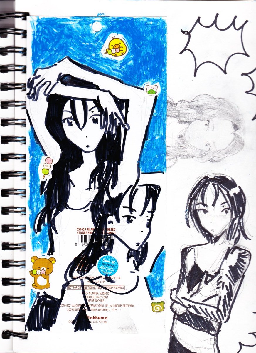 _hkryu's tweet photo. scanned a page from my sketchbook https://t.co/oEEmZLwxMm