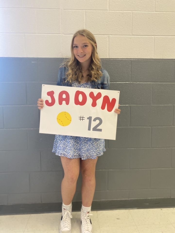 8th Grade Feature
Jadyn Brawley
#12
Highest batting average on the team with a killer .605.
23 strikeouts through 30 innings pitched by this southpaw.
Most intimidating player on the team by far...seriously...don't bring out the wrath!