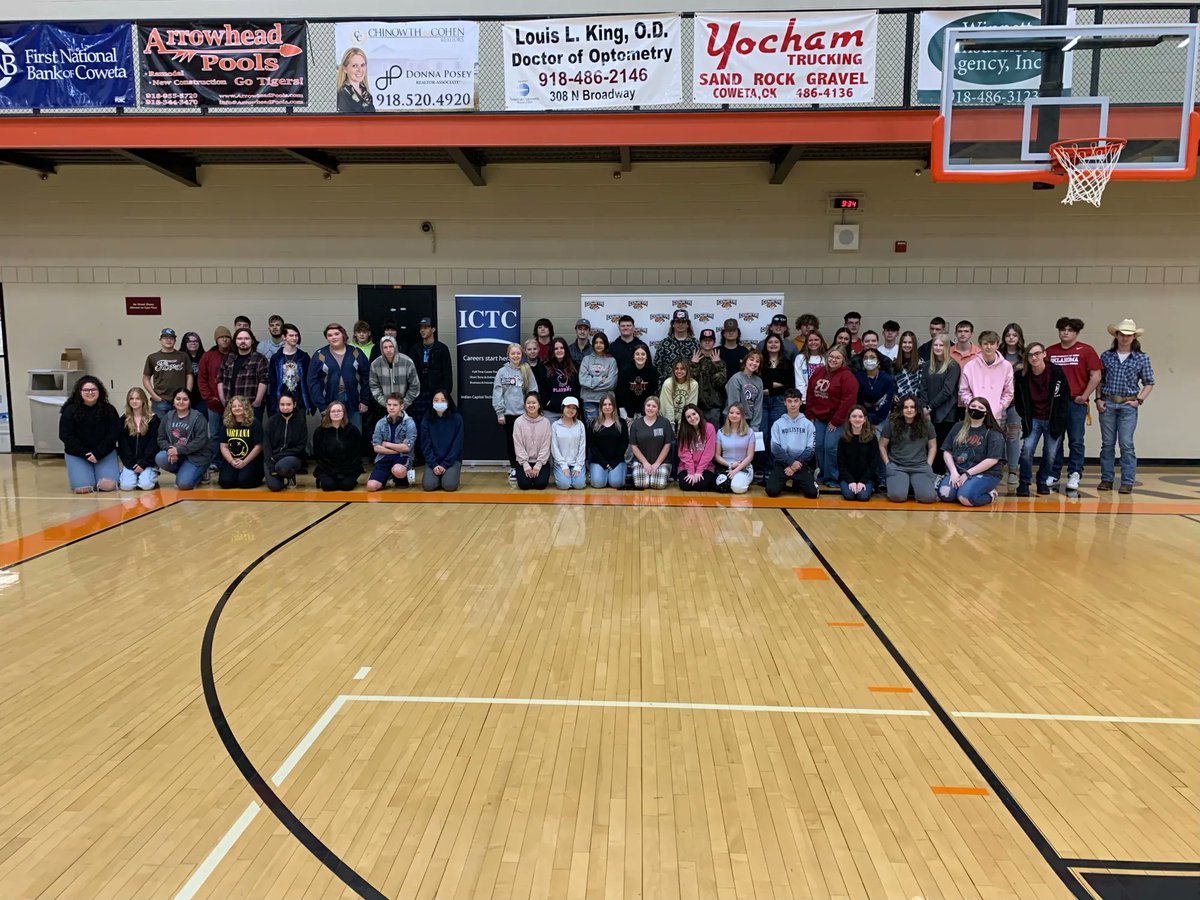 S/O to our 69 students who signed their letter of intent to attend <a href="/ictc_tech/">Indian Capital Tech</a> for the 22-23 SY!  #CowetaComeback