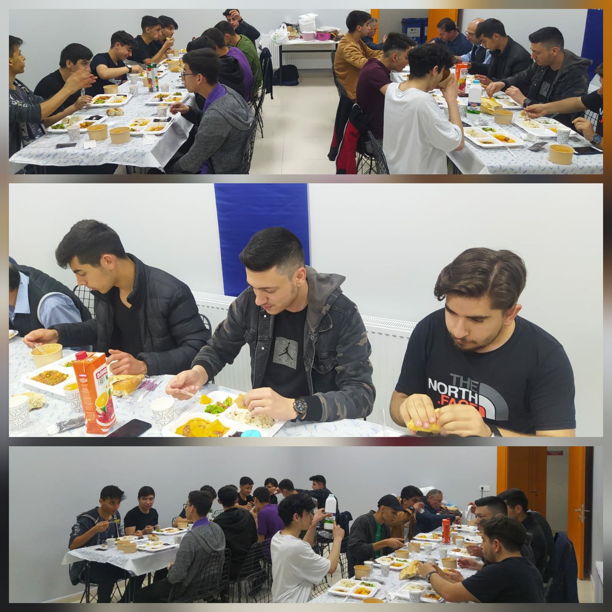 Bu akşam iftarımızı Sancaktepe gençliğiyle birlikte açtık.
Davetleri ve bu güzel organizasyonları için Talha Ören ve Emre Yılmaz arkadaşlarımıza teşekkür ediyorum.