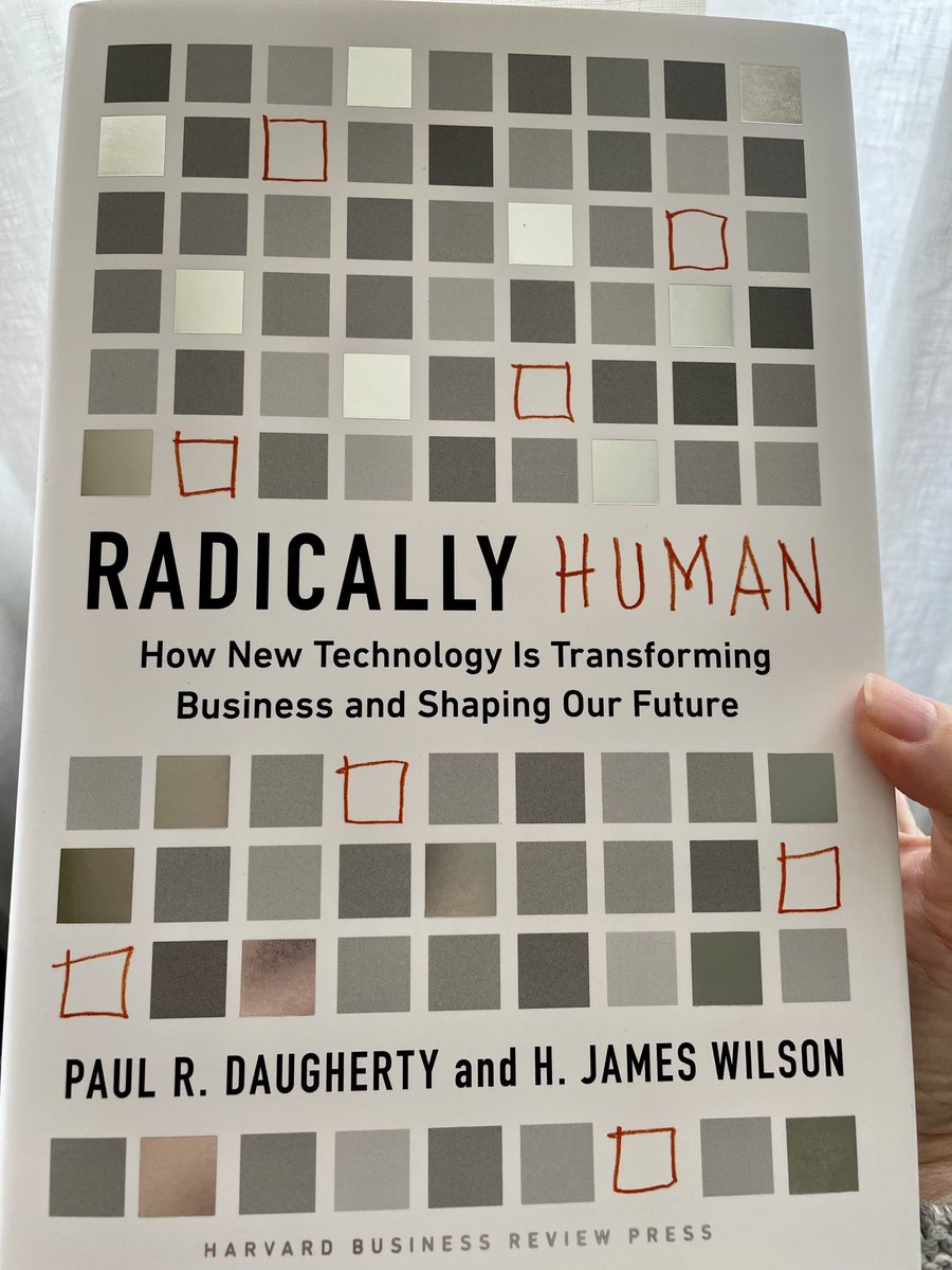 YAY! My #RadicallyHuman book by @pauldaugh and @hjameswilson arrived today!! Can’t wait to dig in :-)