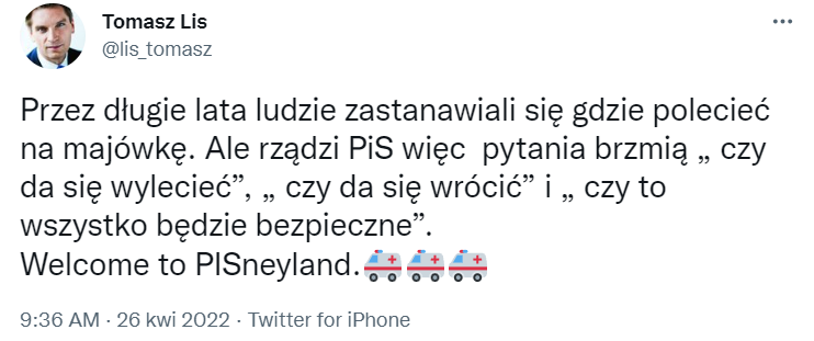 ach te dylematy zwyklaków w czasach Tuska - czy majówka w cieniu chińskich pagód czy na Lanzarote, perle Atlantyku