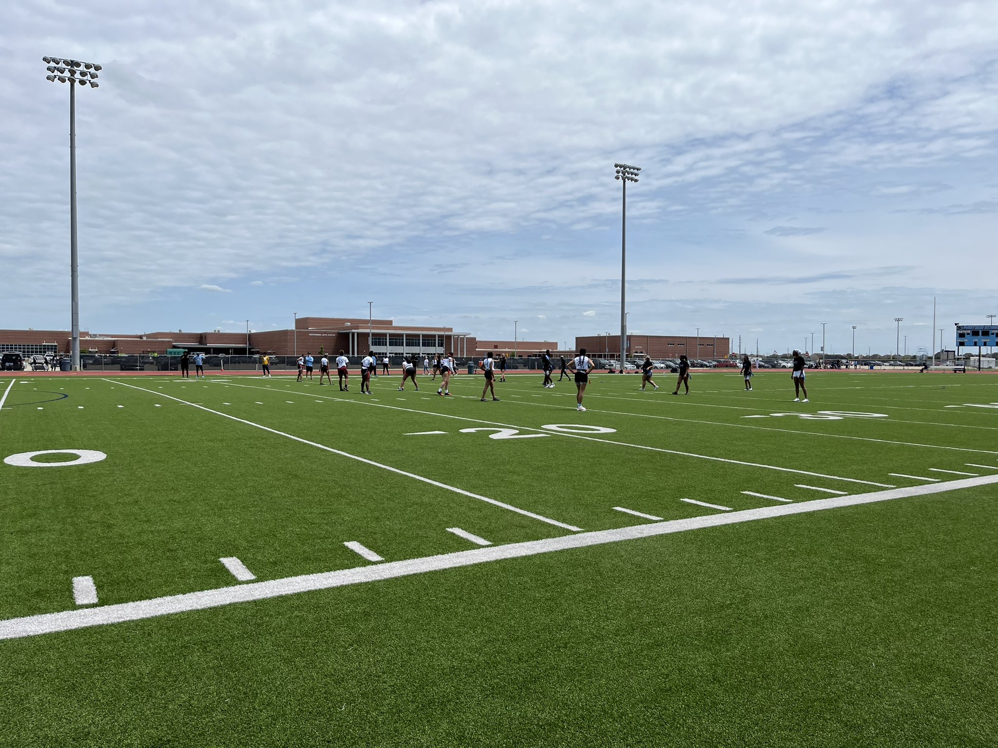 Mindy Dickerson on Twitter "Today’s View Powder Puff Football